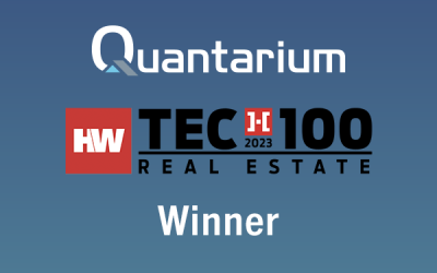 Quantarium Wins 2023 HW Tech100 Real Estate Award